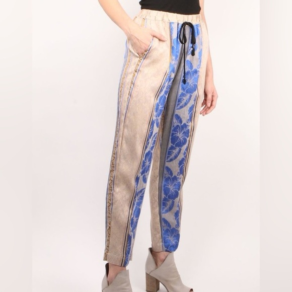 FORTE FORTE Saint Barth Jacquard Pull-On Jogger Pants - Picture 3 of 13